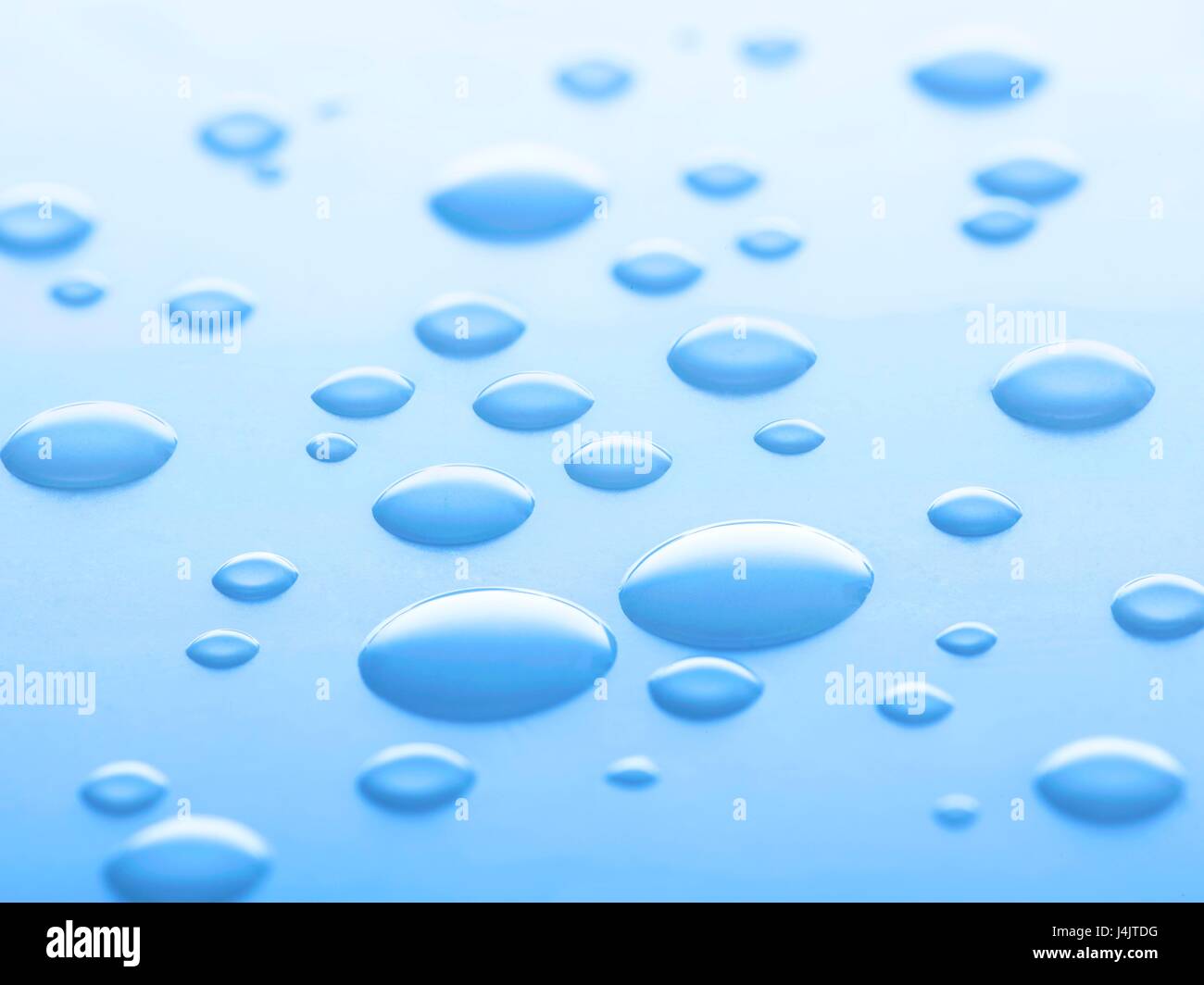 Las gotas de agua, Foto de estudio. Foto de stock