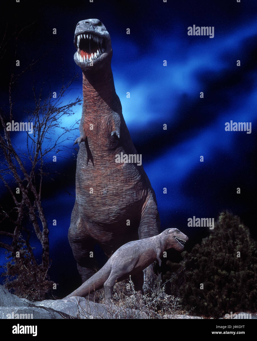Noche de dinosaurios fotografías e imágenes de alta resolución - Alamy