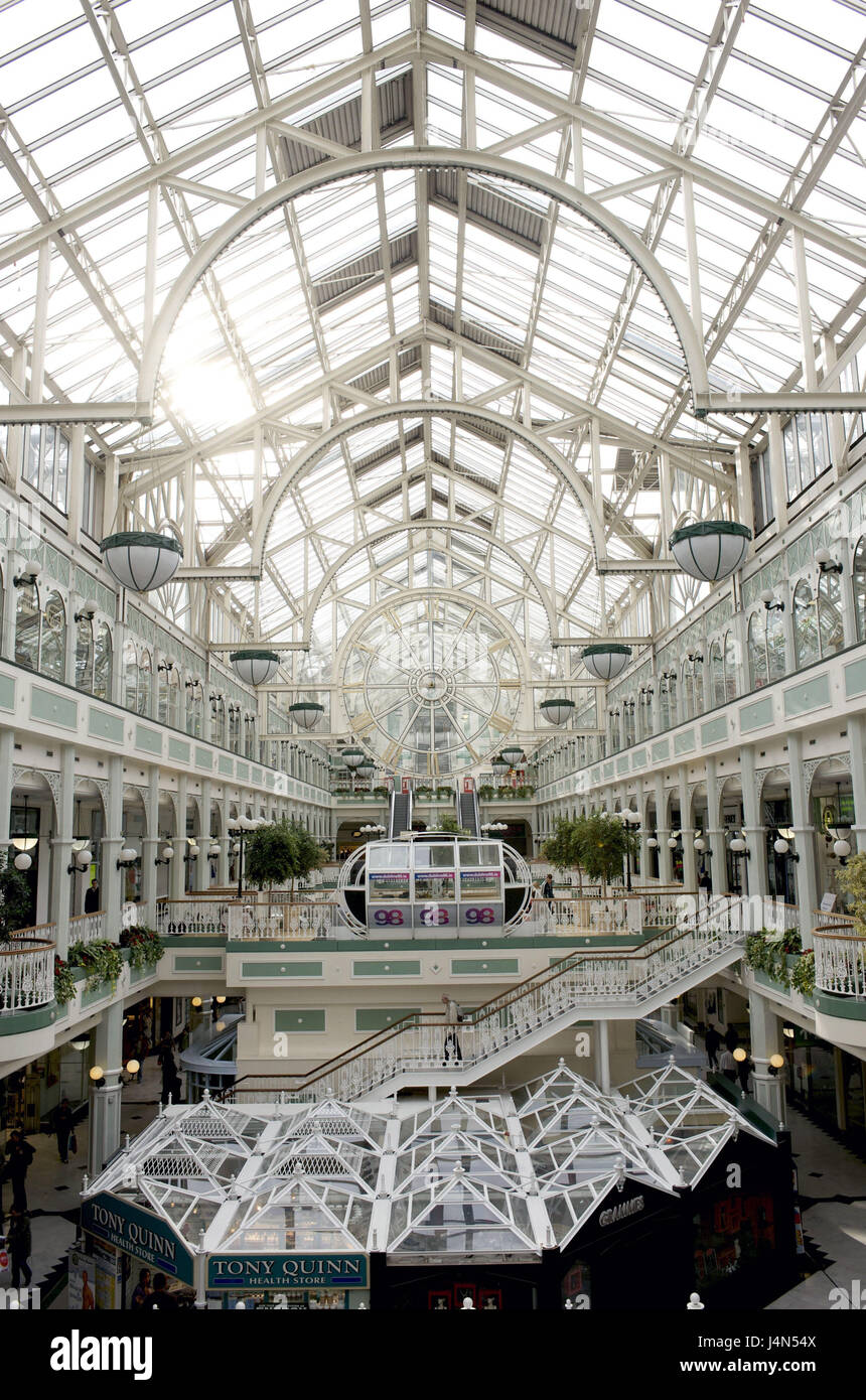 Irlanda Leinster, Dublín, San Stephen's Green Shopping Centre, Foto de stock