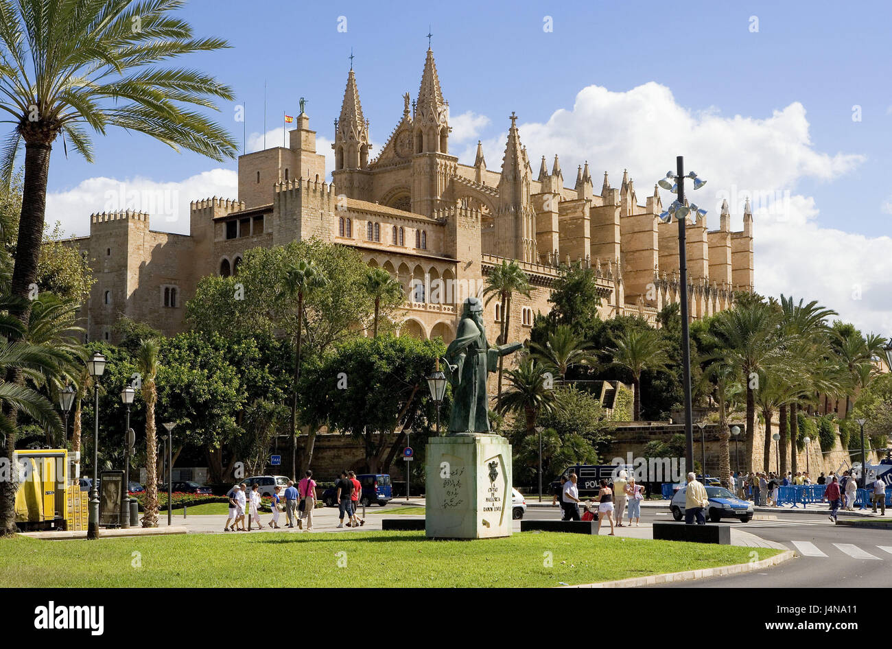 Espana Mallorca Palma La Catedral La Seu Las Islas Baleares