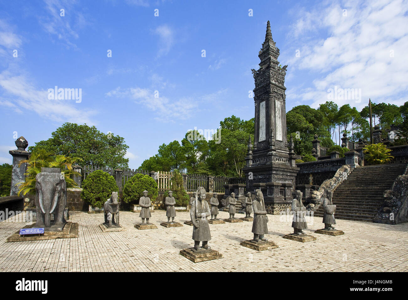 Vietnam, Chau Chu, Khai cosa mausoleo Ung largo, Foto de stock