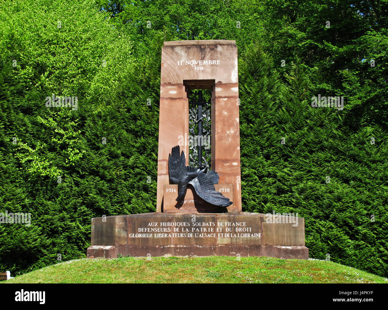 Monumento 1914191 , a los heroicos soldados de Francia, los defensores