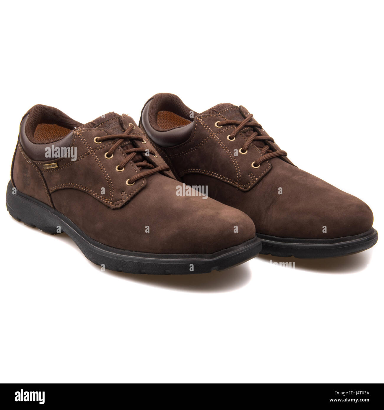 Timberland Earthkeepers Richmont Oxford GTX zapatos de cuero marrón oscuro  - 5056A Fotografía de stock - Alamy