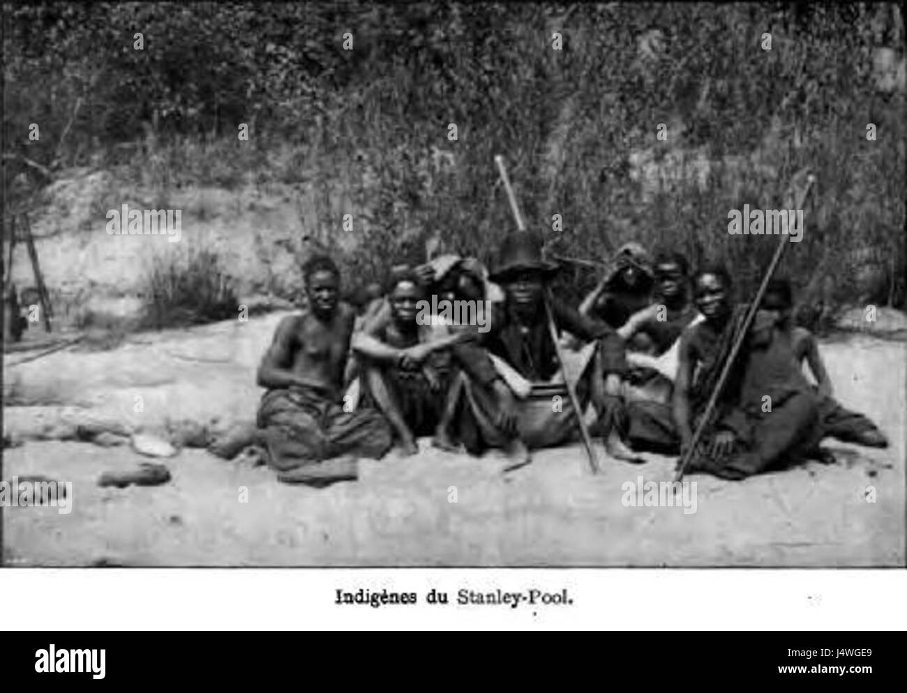 Vauthier René Le Congo Belge 87 indios du Stanley Pool Foto de stock