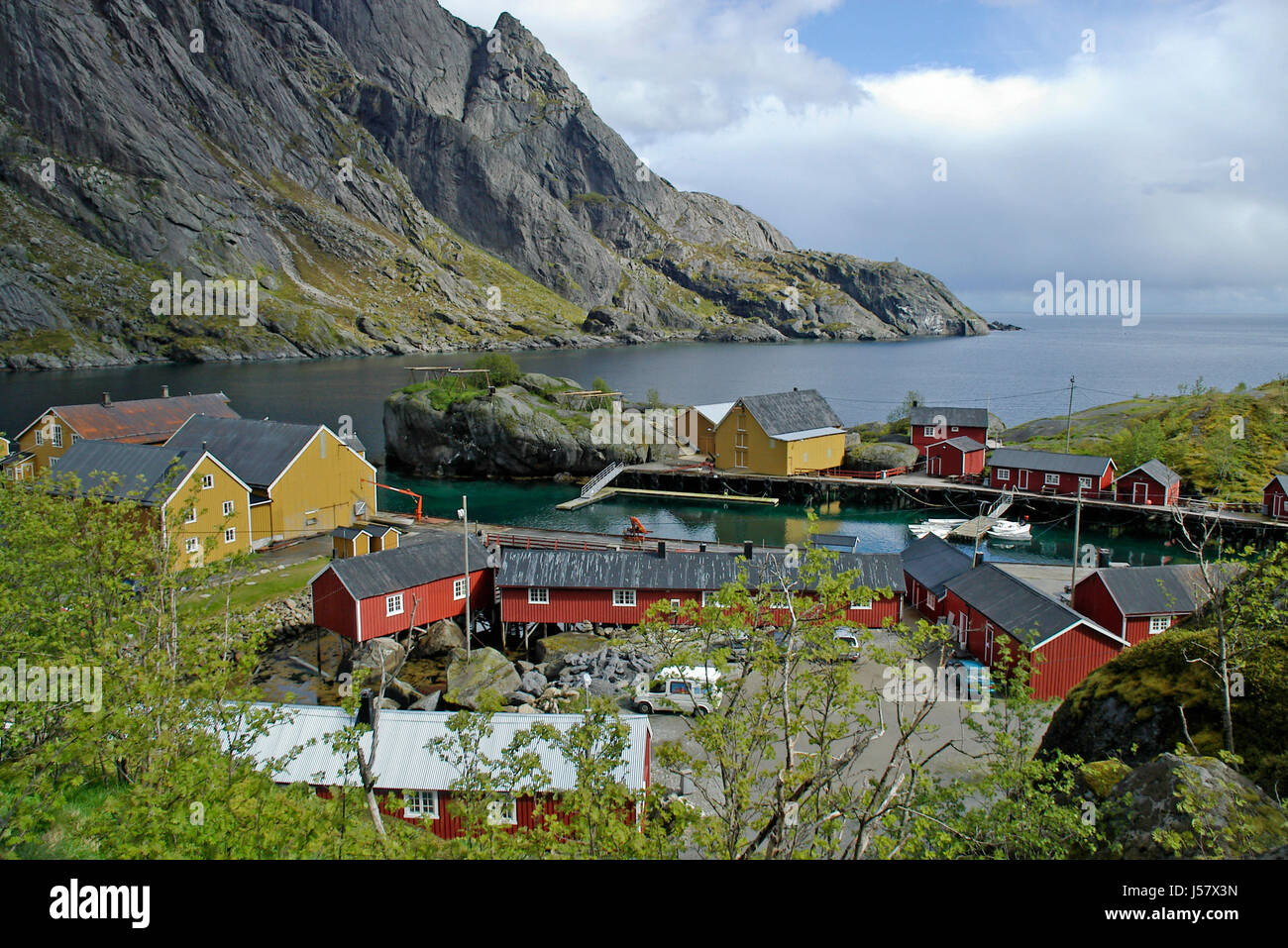 Nusfjord Foto de stock