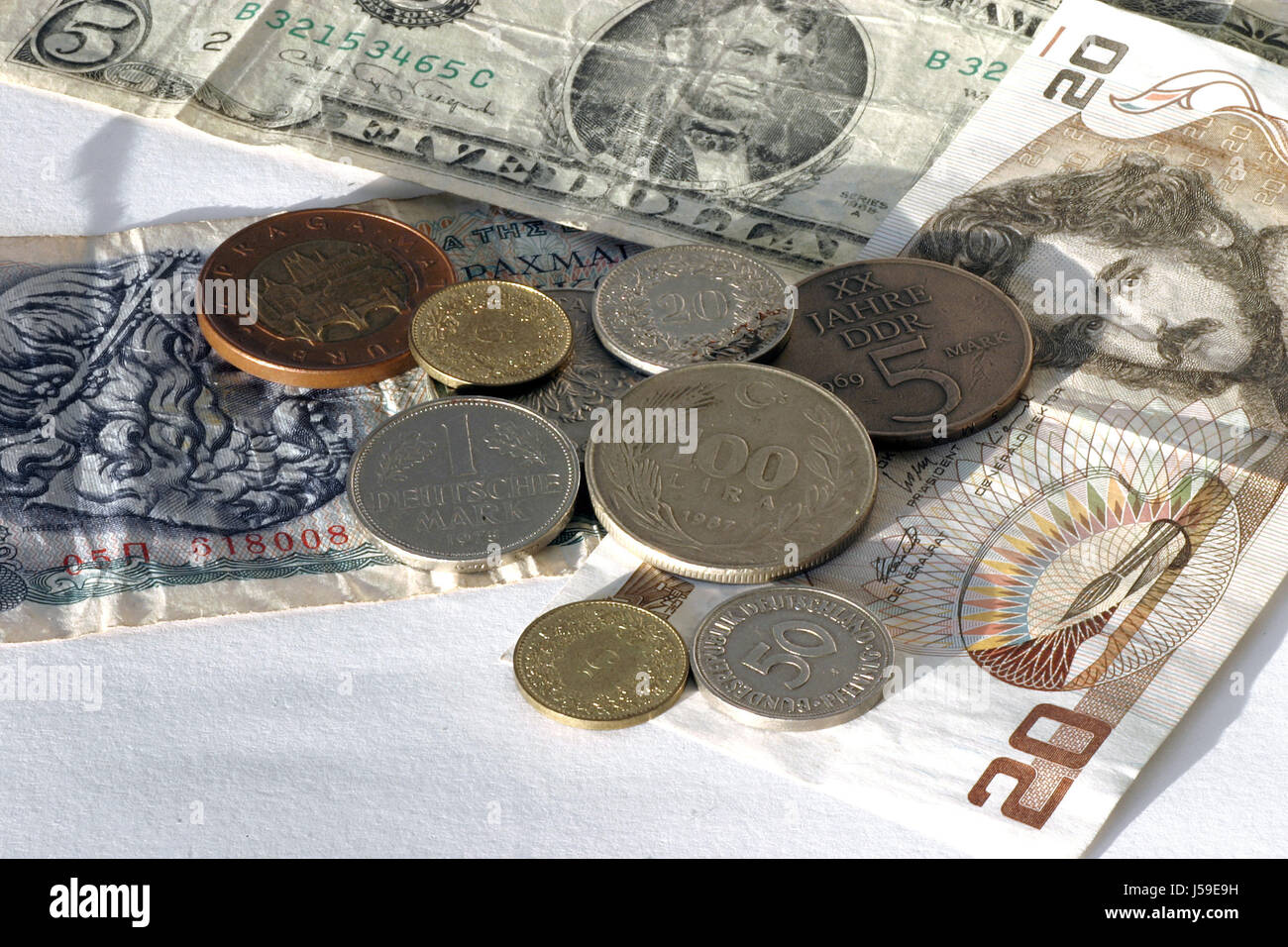 monedas Foto de stock