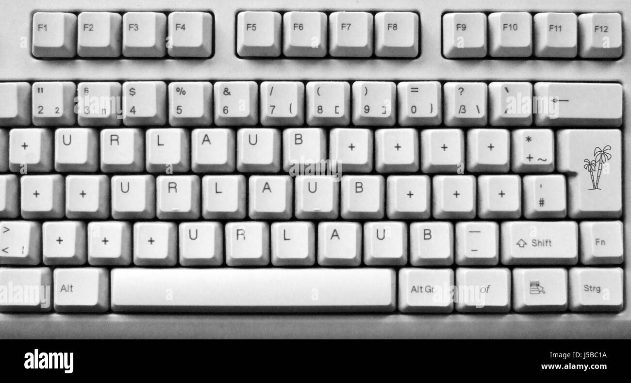 mi teclado Foto de stock