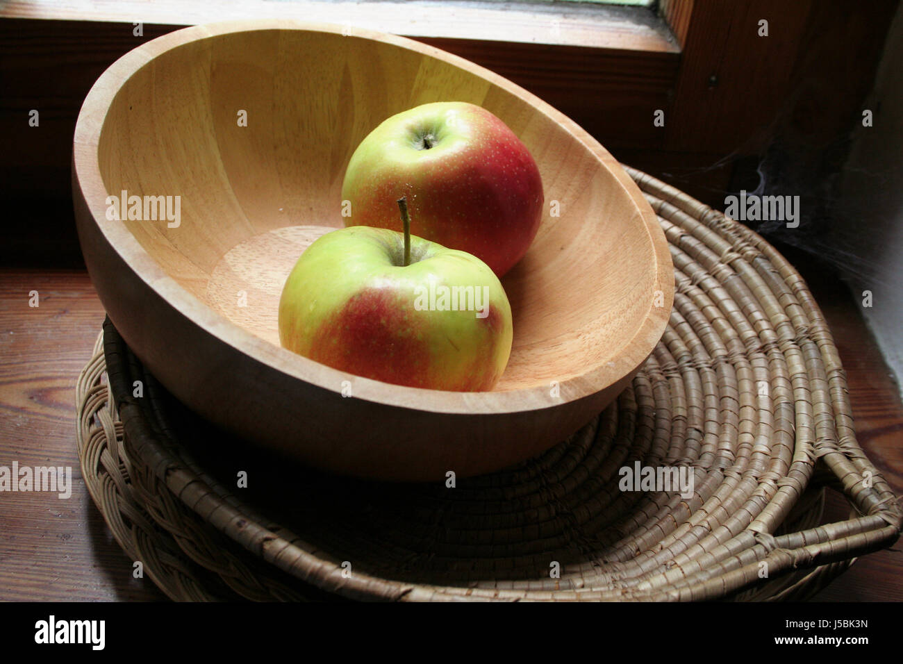 Still life Vitaminas Vitaminas marrón parduzco morena fruta manzanas apple Foto de stock