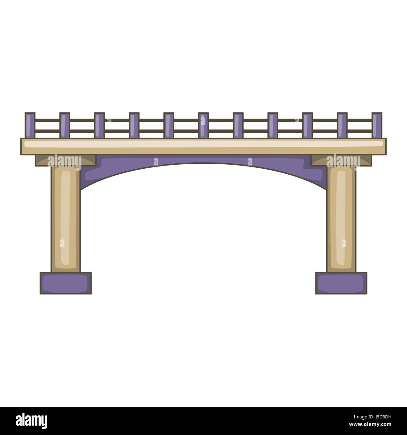 Icono de puente. Ilustración vectorial de dibujos animados de puente icono  para web Imagen Vector de stock - Alamy