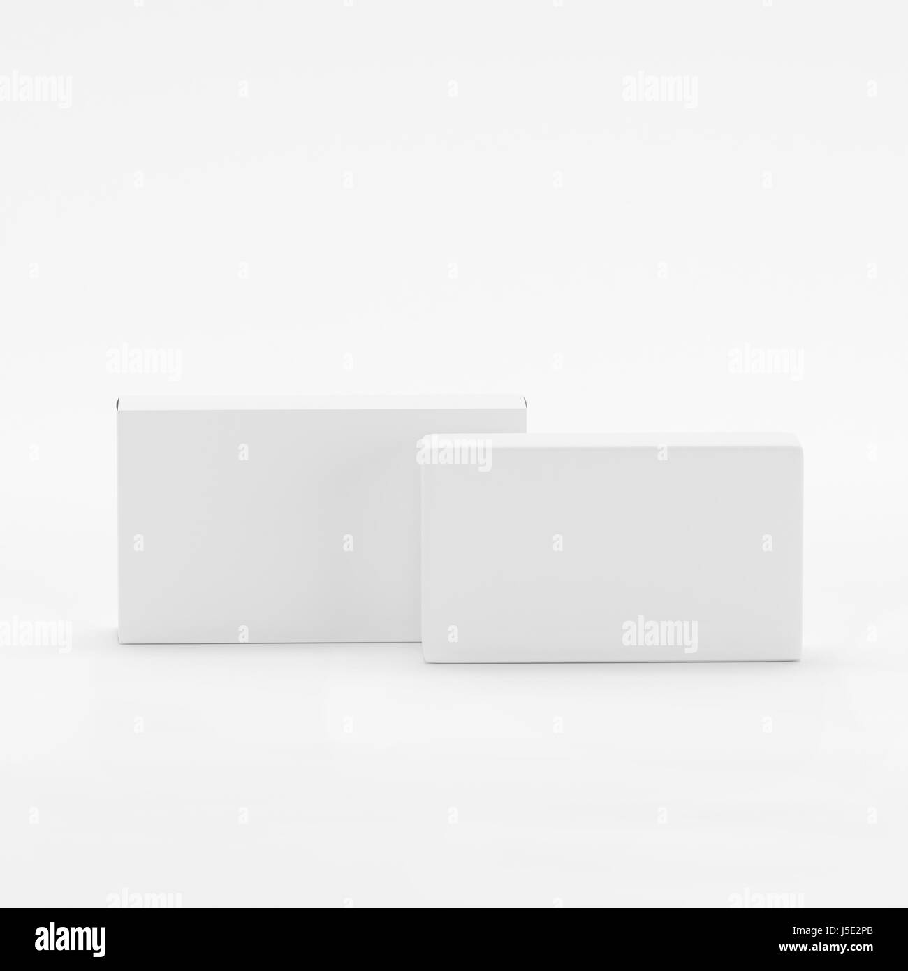 Jabón en blanco & Embalaje: caja Plantilla Mock-Up aislado sobre fondo  blanco Fotografía de stock - Alamy