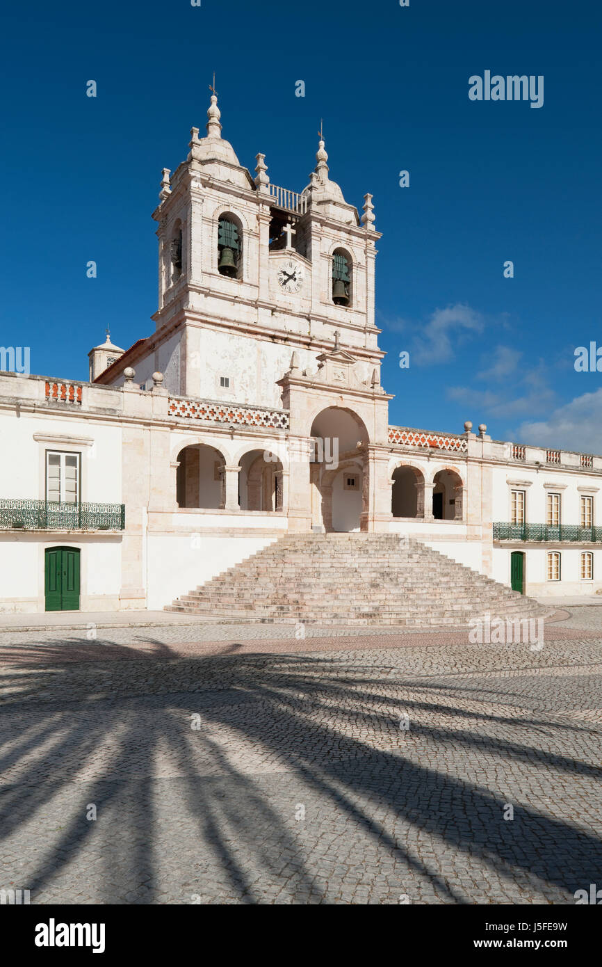 Iglesia de Nazaré, Nossa Senhora da Nazare, Nazare, Extremadura y Ribatejo, Portugal Foto de stock