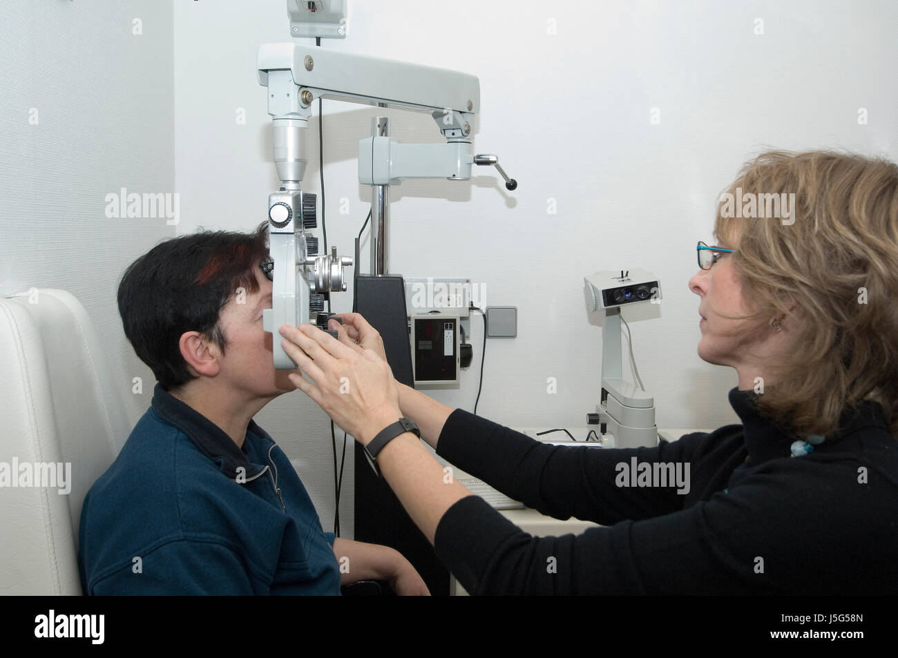 La salud de los ojos gafas Gafas Anteojos venta receta de medición medidor Foto de stock