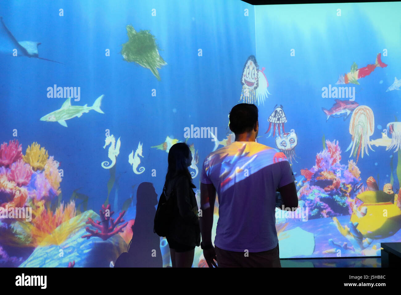 Exposición de acuarios digitales fotografías e imágenes de alta resolución  - Alamy