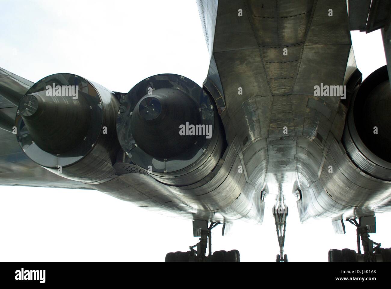 Boquilla de transporte avión supersónico avión aviones de propulsión a chorro de avión Foto de stock
