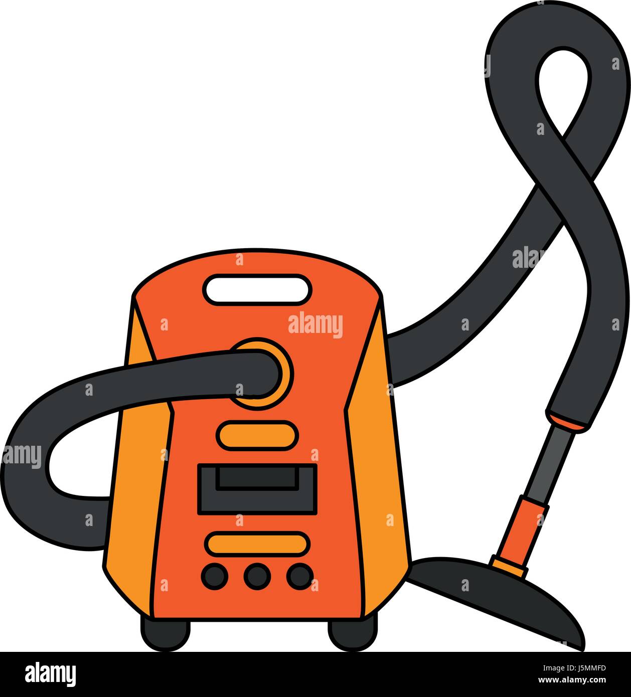 Imagen en color aspirador eléctrico de dibujos animados Imagen Vector de  stock - Alamy