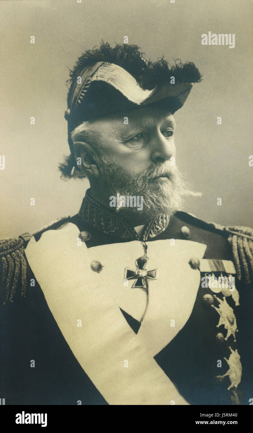 Oscar II (1829-107), el Rey de Suecia 1872-1907, Retrato, 1900 Foto de stock