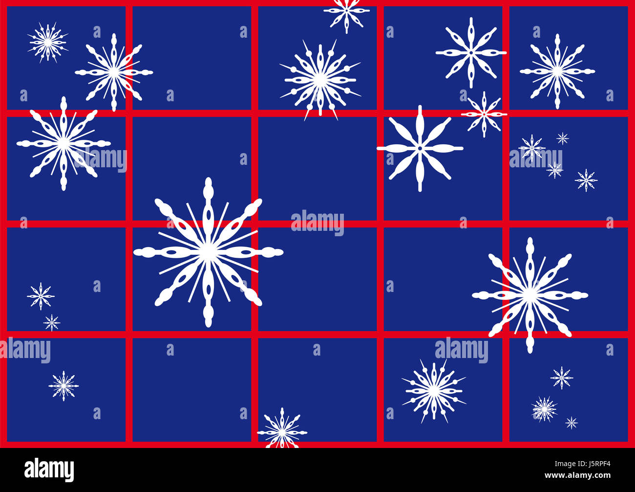 Ilustración gráfica copos ornamento starling snowflake estorninos creativa Foto de stock