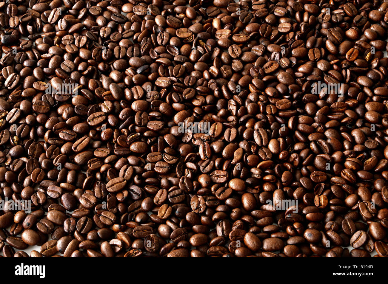 Los granos de café - Antecedentes Foto de stock