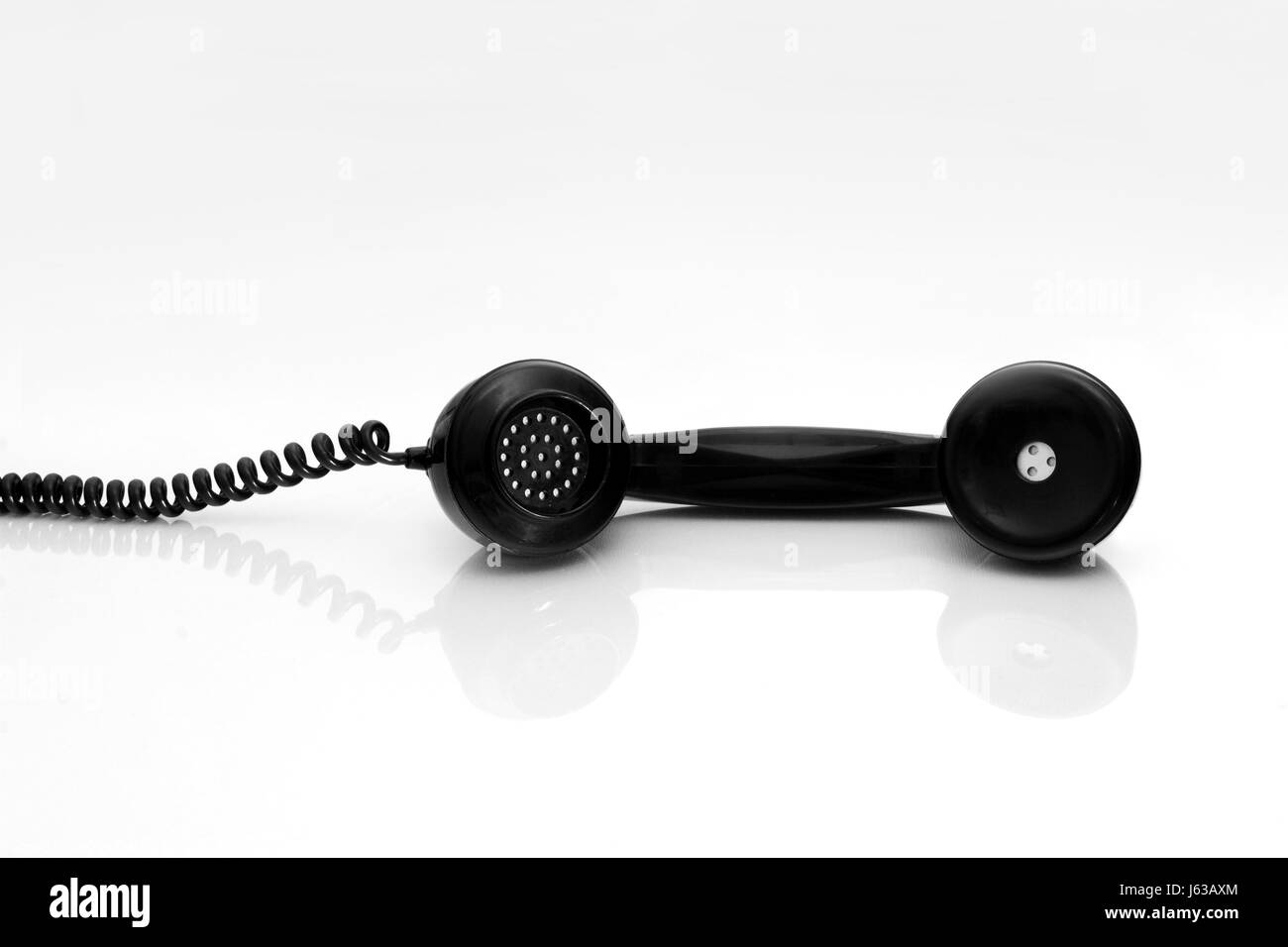 Número de teléfono de la nostalgia de antigüedades vintage comunicación antigua llamada timbre Foto de stock