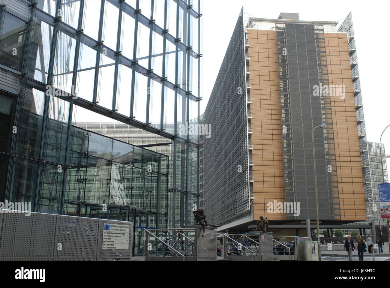 Bruselas estilo de construcción arquitectura estilo arquitectónico Unión Europea Foto de stock