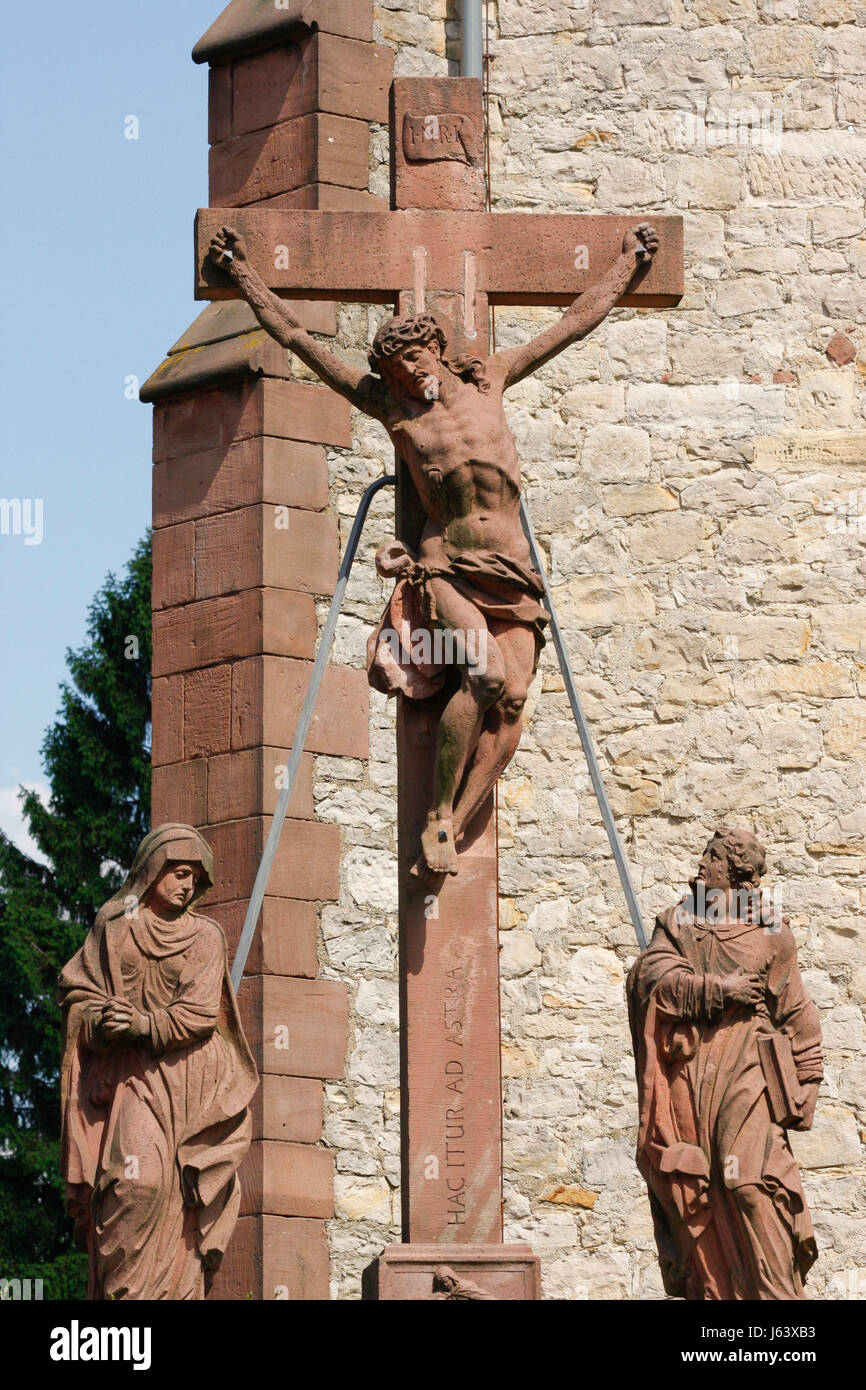 La religión creen cruz Cristo Jesús histórico arquitectónico religión iglesia Foto de stock