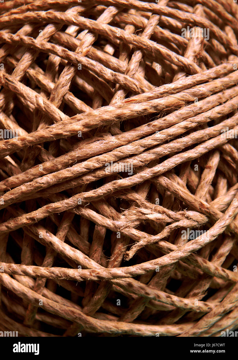 Enlazar Hilo Cord string packthreads hilos hilo hilo bind cadena de cable Foto de stock
