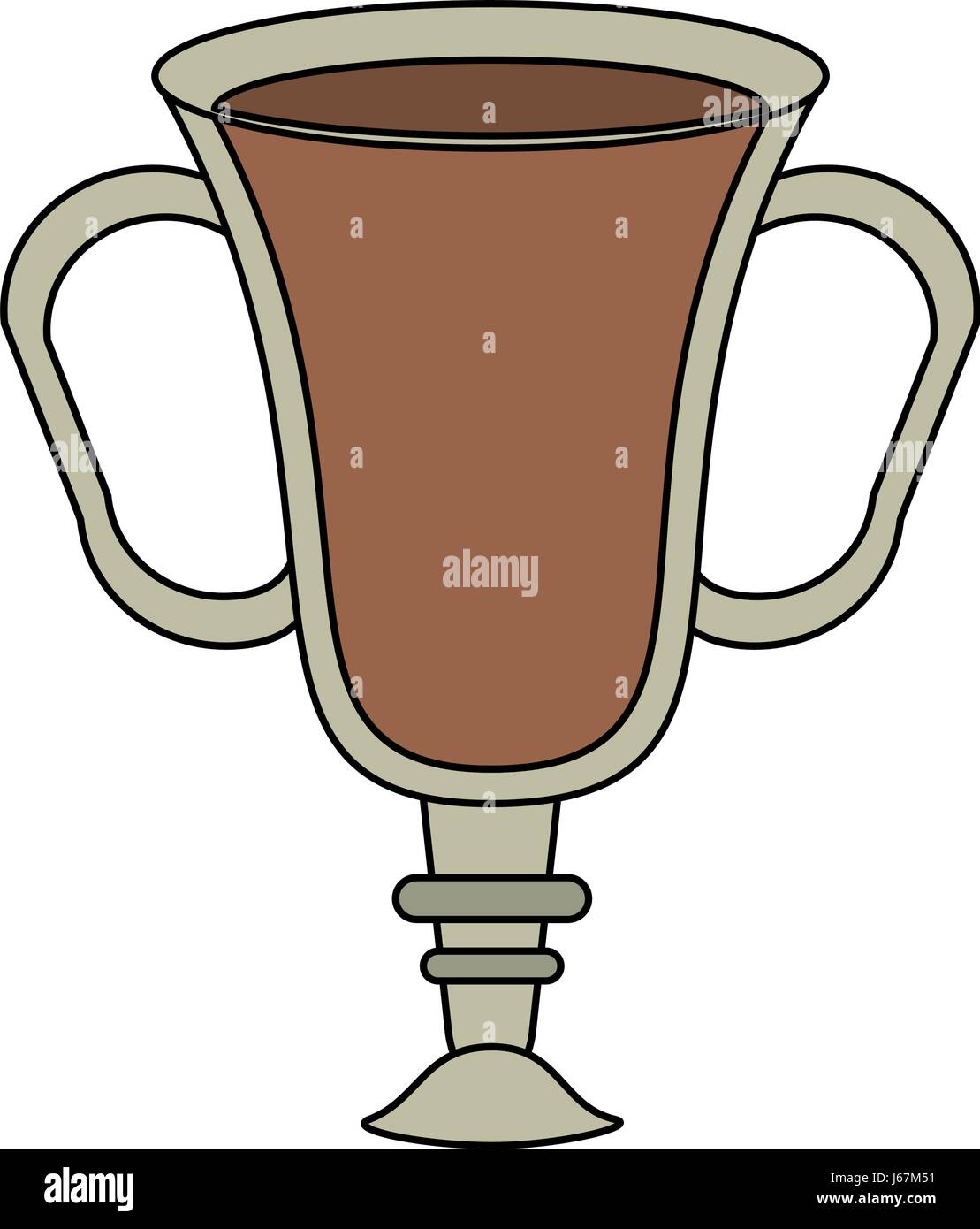 Imagen En Color De Dibujos Animados Taza De Cafe De Vidrio Transparente Con Asas Dobles Imagen Vector De Stock Alamy