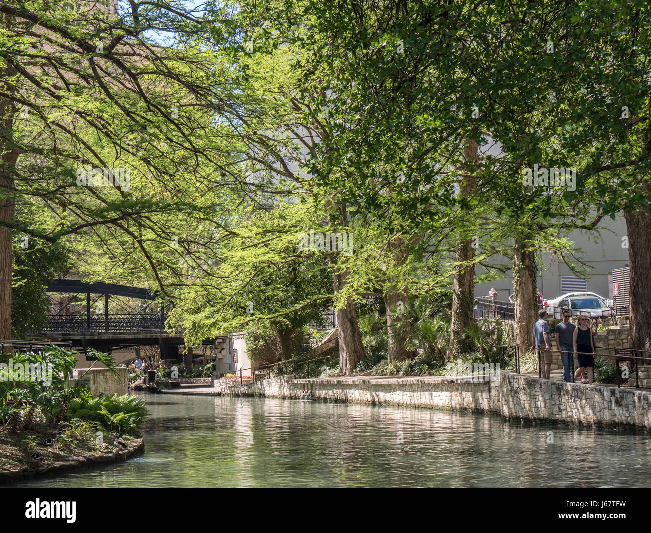 River Walk, San Antonio, Texas. Foto de stock