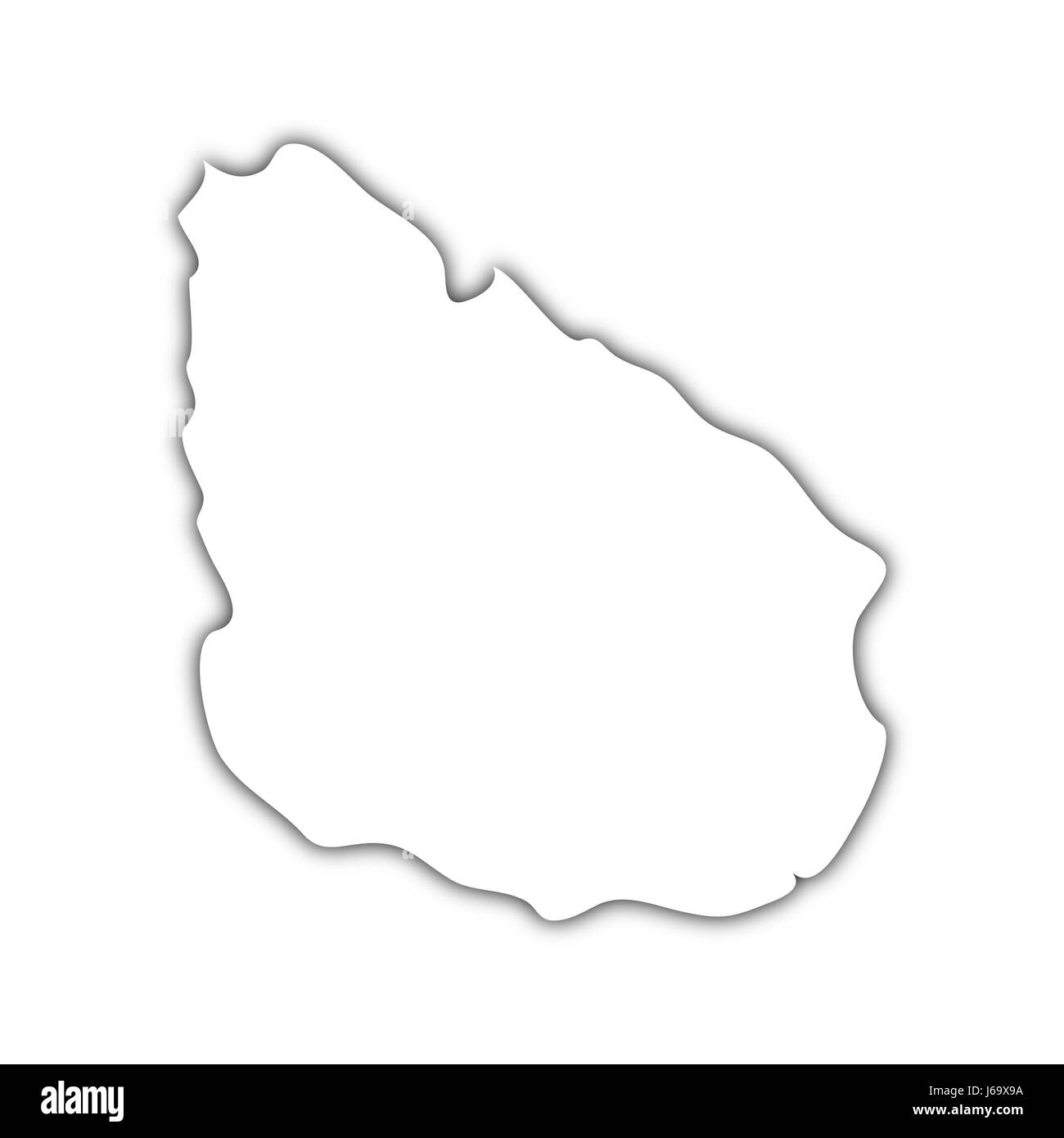 Uruguay mapa y bandera Imágenes de stock en blanco y negro - Alamy