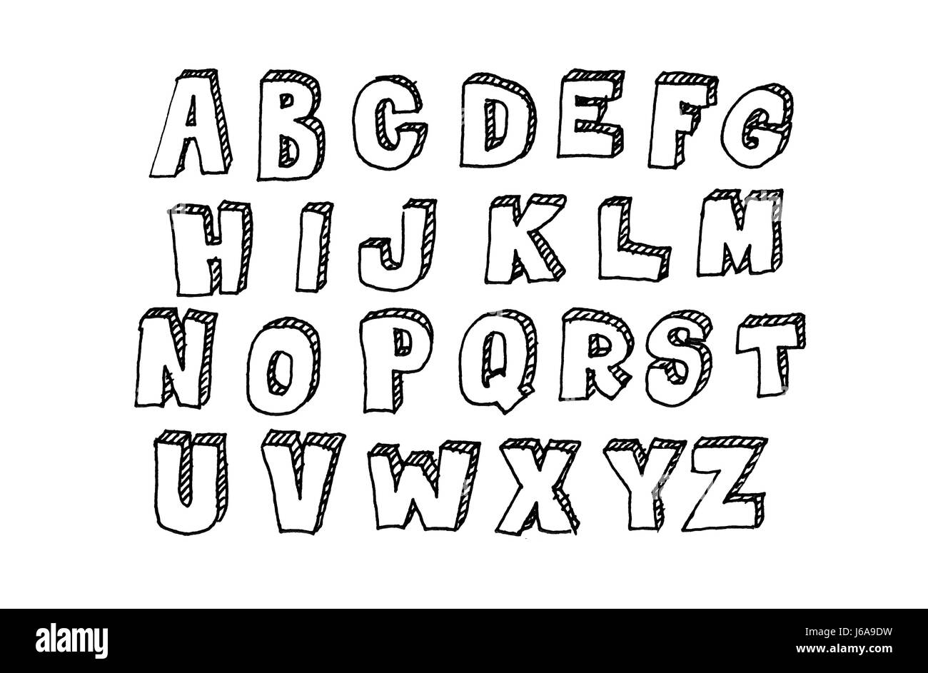 Letras pequeñas Imágenes de stock en blanco y negro - Alamy