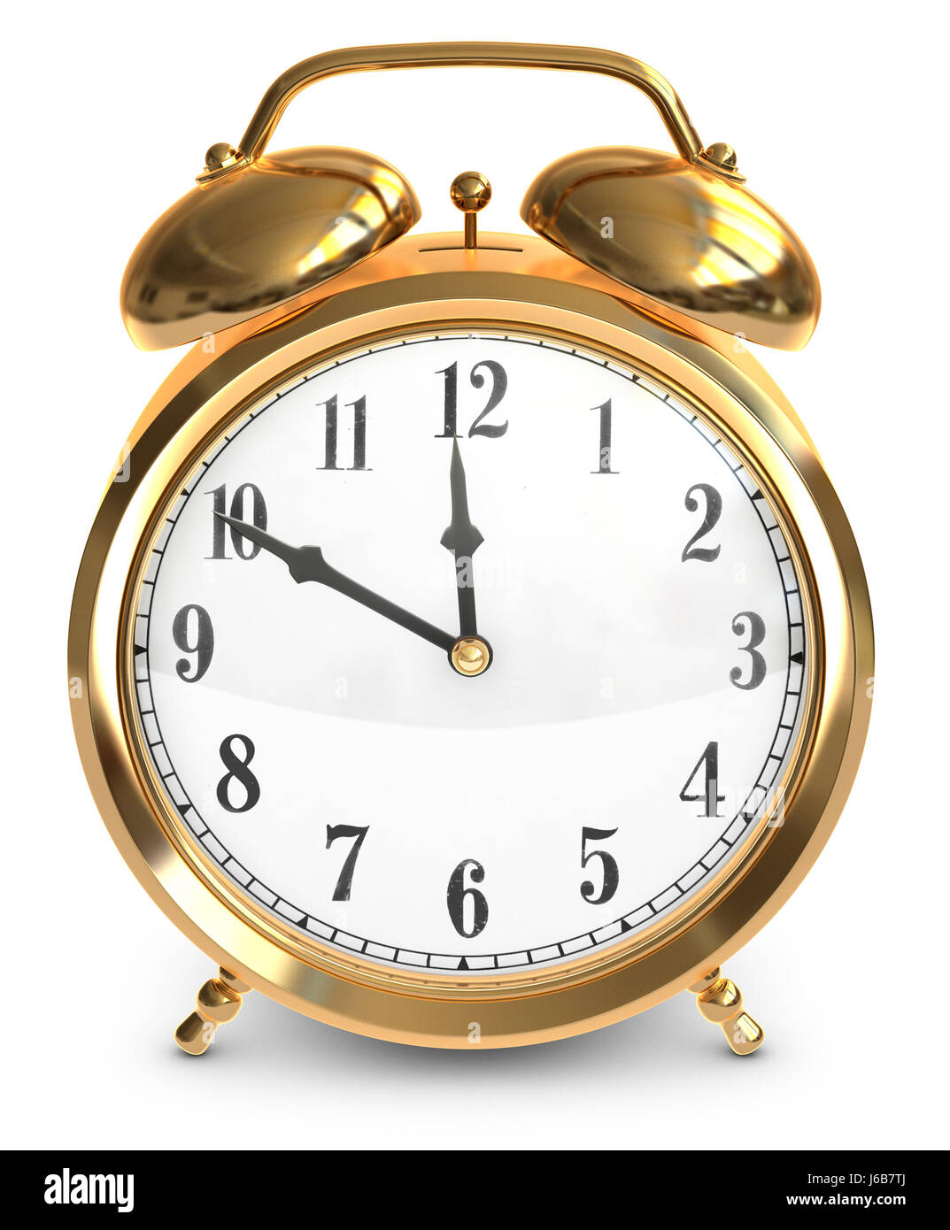 Indicación de hora de fecha y hora del reloj despertador indicación de tiempo Fecha y hora del amanecer Foto de stock