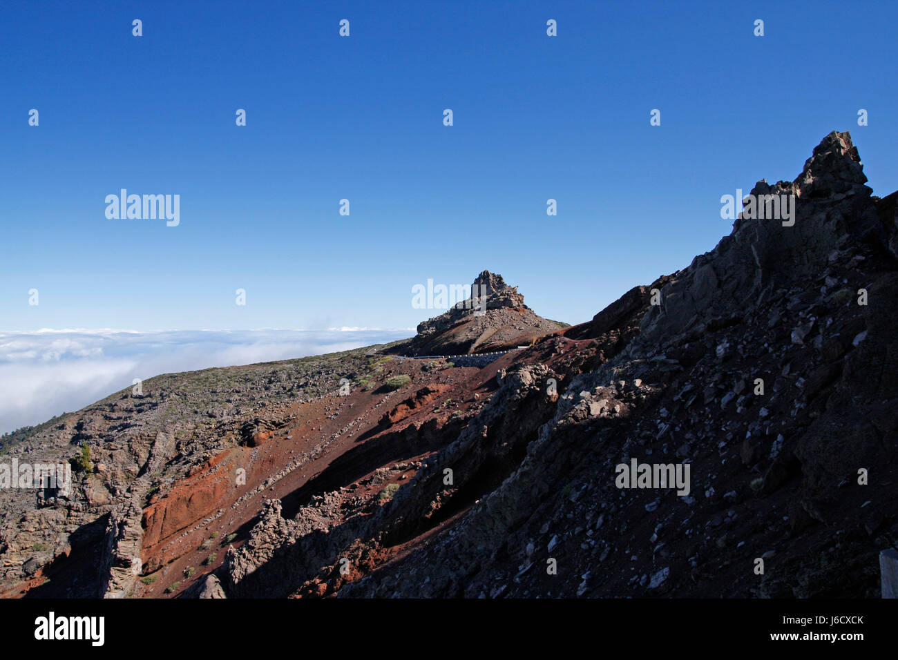 Cumbre canarias climax peak mountain isla isla canarias piedra azul Foto de stock