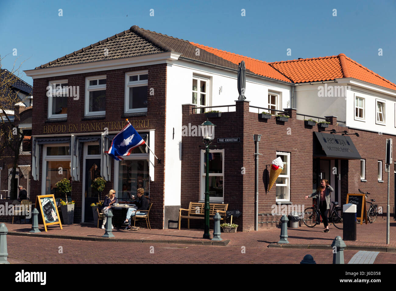 URK, Holanda - Mayo 11, 2017: Urk es un municipio de la provincia de Flevoland, en los Países Bajos. Urk fue anu isla del Zuider Zee hasta su cierre Foto de stock