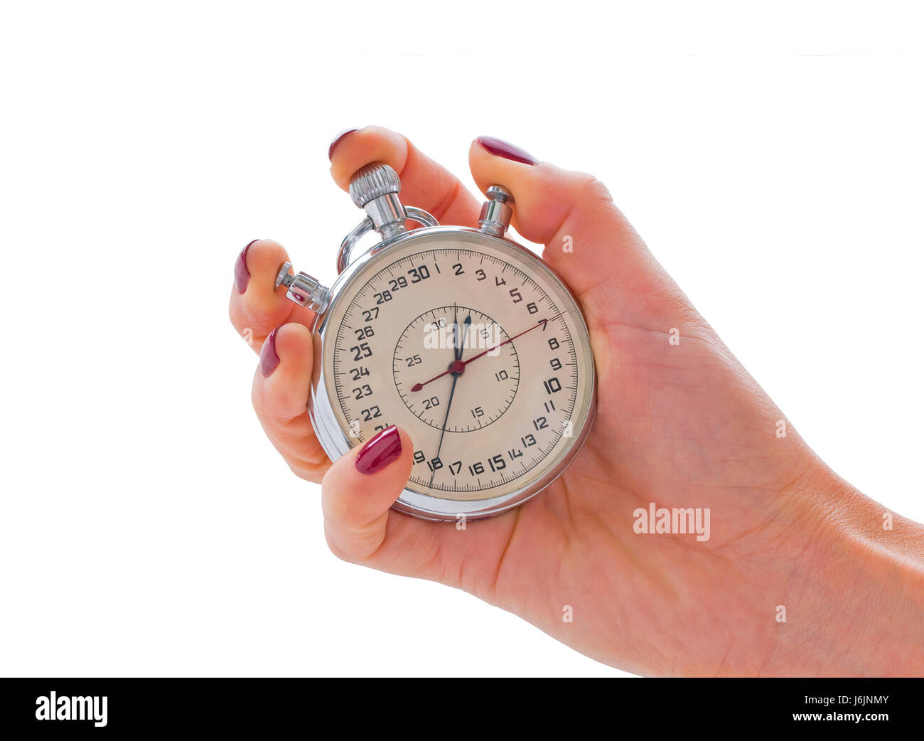 Deporte mano segundos de tiempo de reloj cronómetro cronómetro mano  cronometrador Fotografía de stock - Alamy