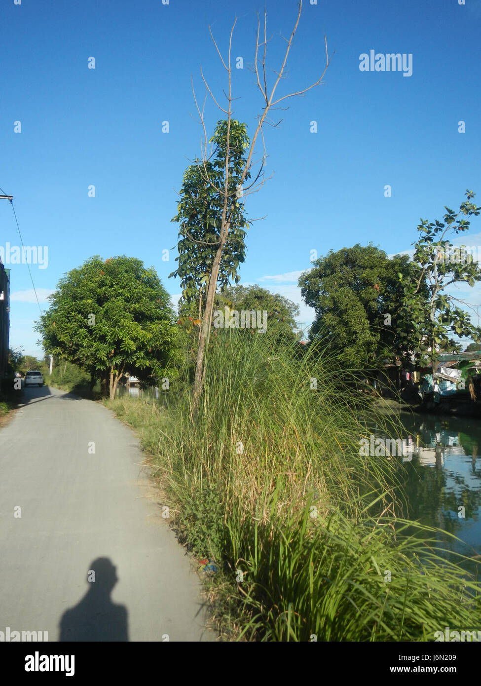 09439 los arrozales de riego Nayon Bagong Baliuag Bulacan puentes de carretera 14 Foto de stock