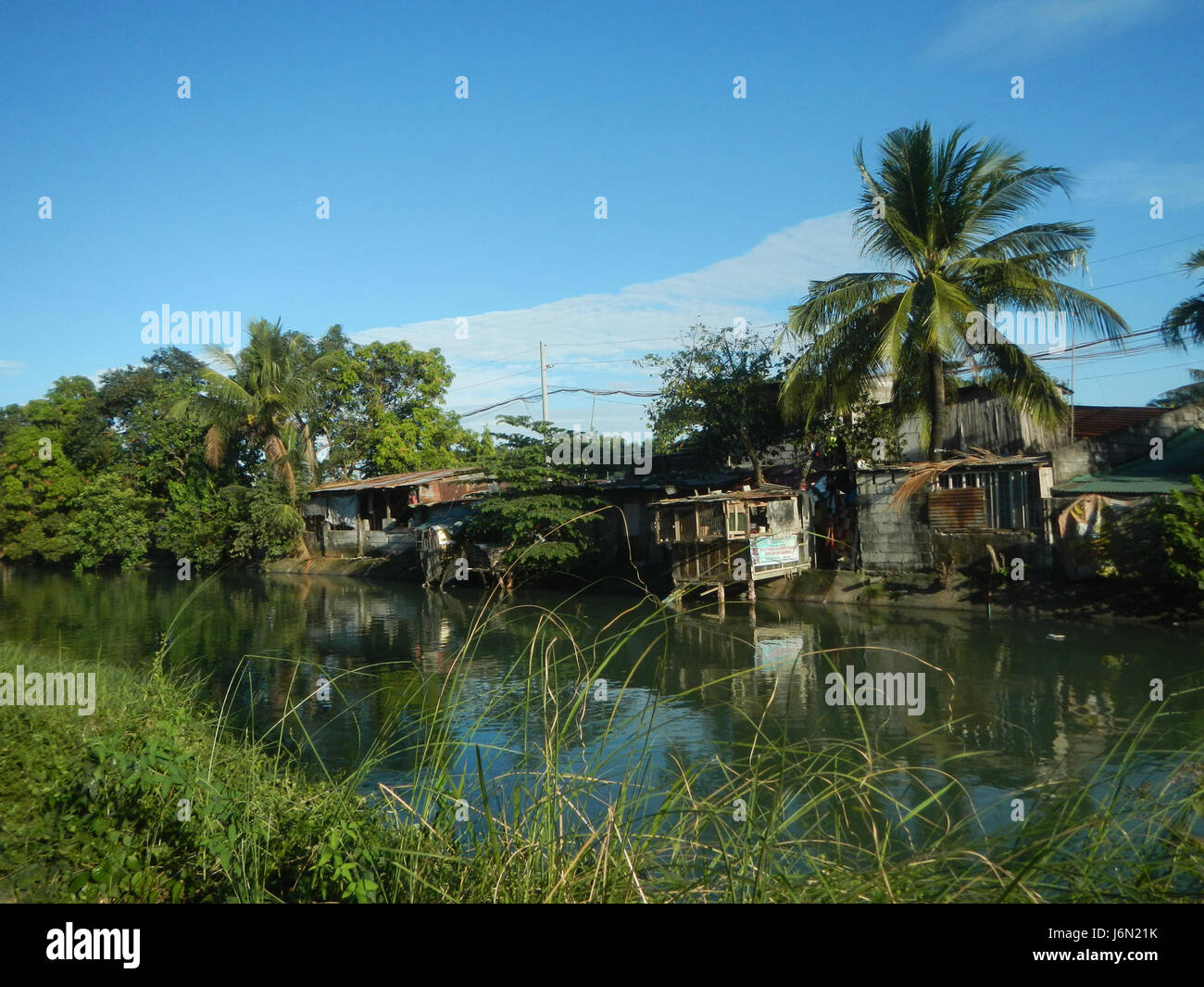 09478 los arrozales de riego Nayon Bagong Baliuag Bulacan puentes de carretera 10 Foto de stock