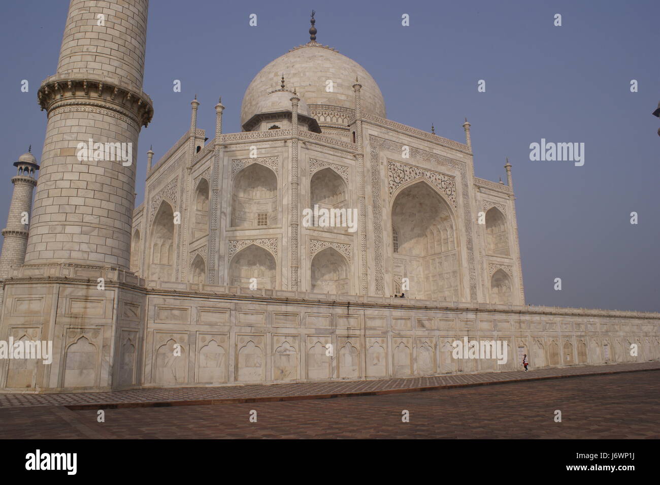 Taj Mahal - maravillas del mundo en Agra, India Foto de stock