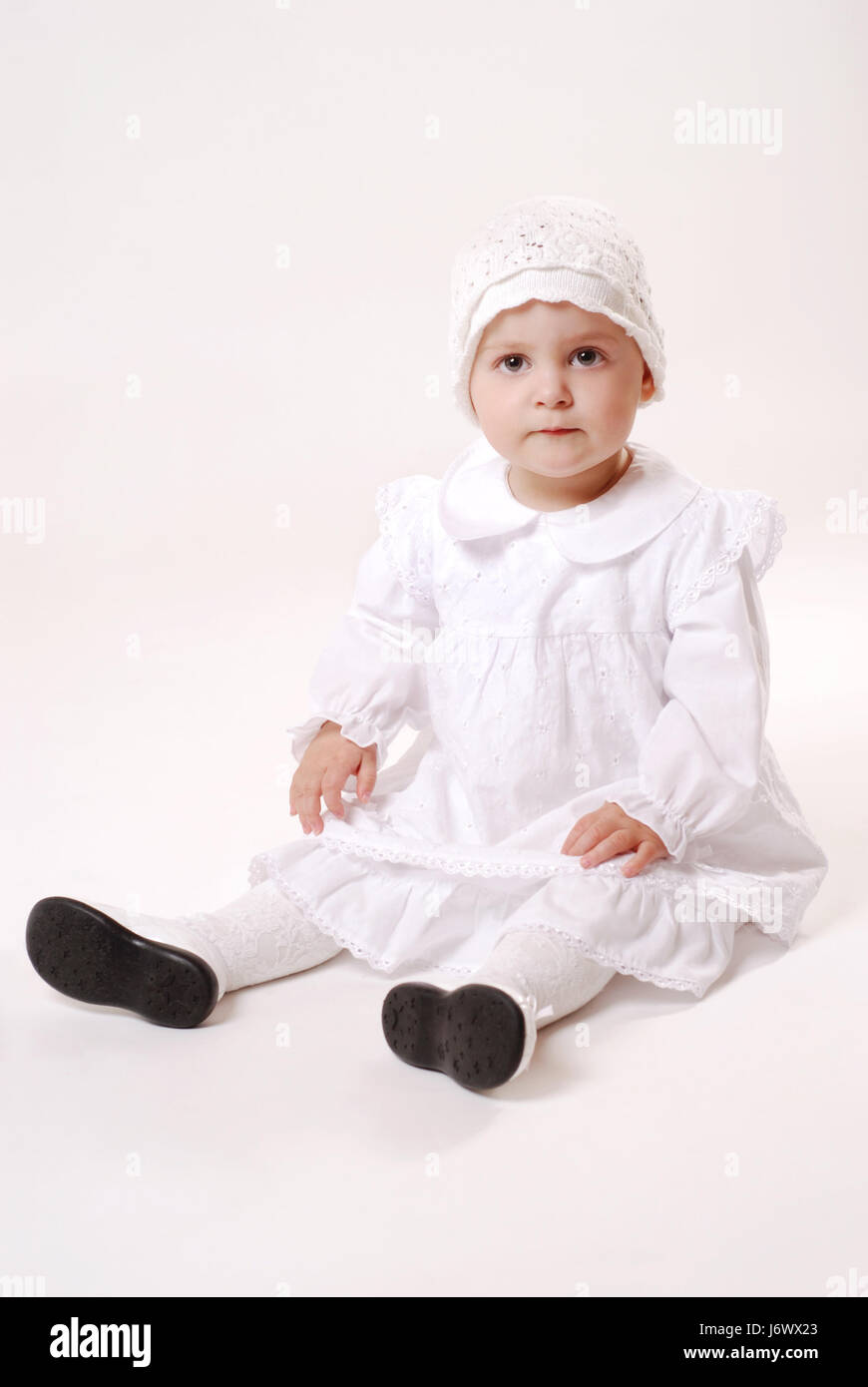 Ropa Ropa para niño Ropa de bebé para niño Trajes Traje bautismal blanco George con gorra 