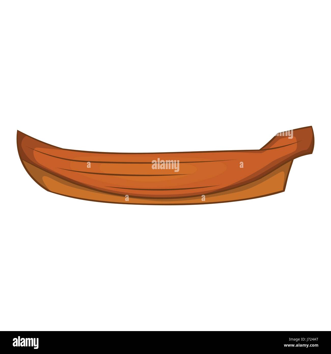 Icono de botes de madera, estilo de dibujos animados Imagen Vector de stock  - Alamy