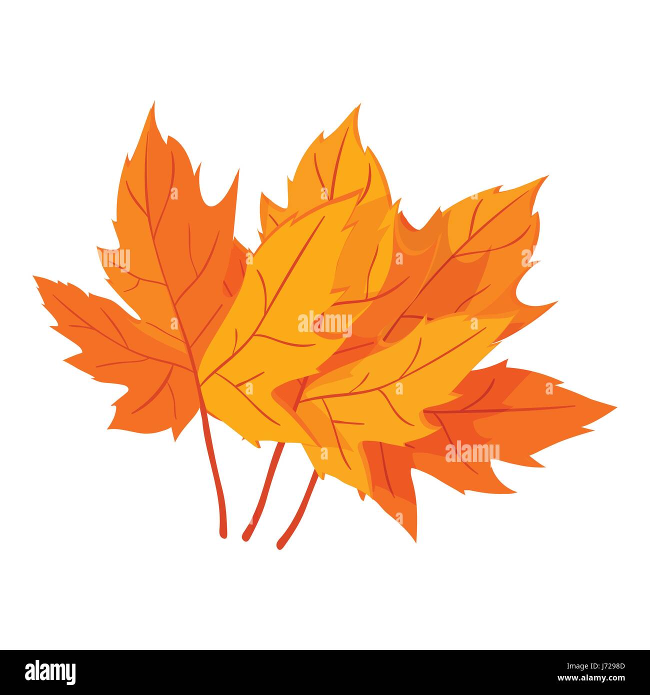 picture Imagenes De Hojas De Otoño Animadas https www alamy es foto hojas de otono el icono de estilo de dibujos animados 142036733 html