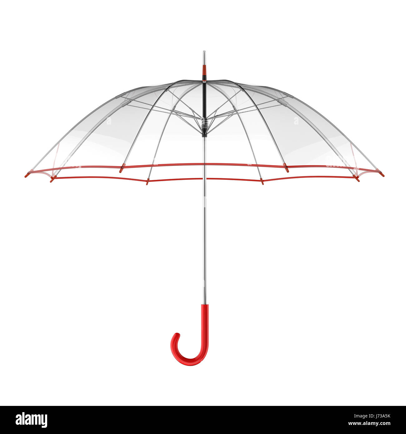 Paraguas transparente blanco - Bicos de Papel
