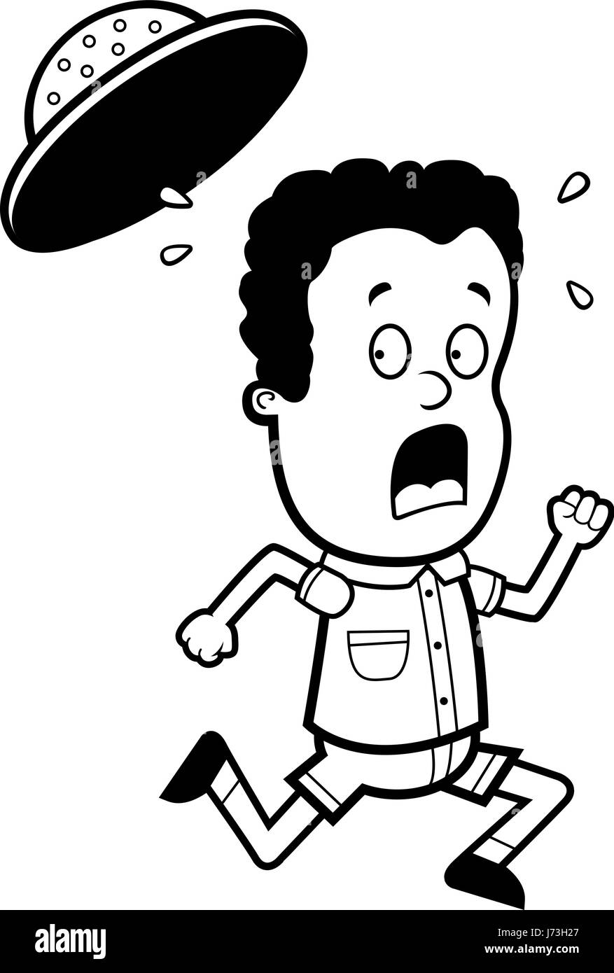 Un niño Explorador de dibujos animados corriendo en el miedo Imagen Vector de stock - Alamy Un niño Explorador de dibujos animados corriendo en el miedo Imagen Vector de stock - Alamy