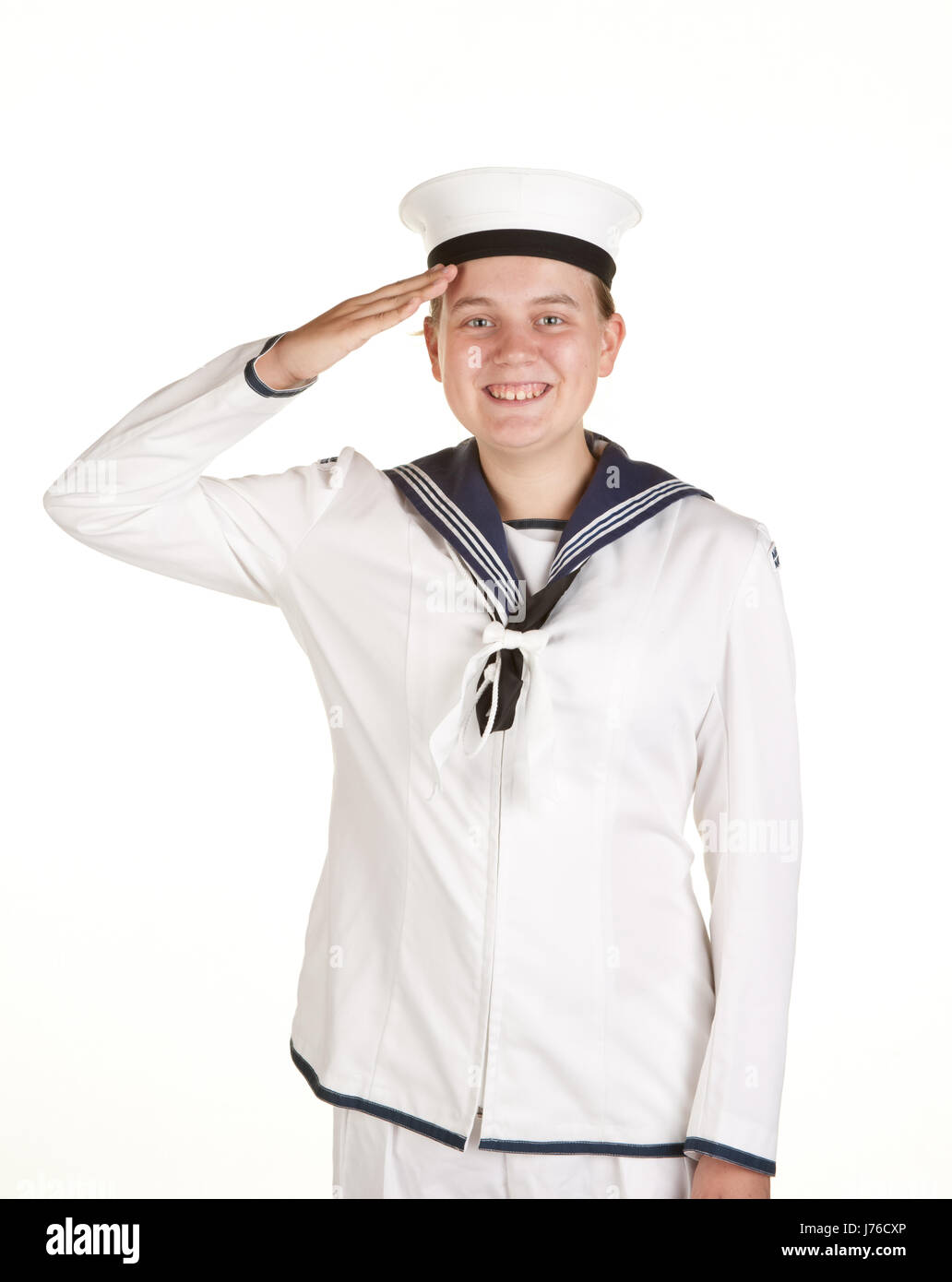 Marina femenino uniforme marina chica joven mujer niñas Fotografía de stock - Alamy