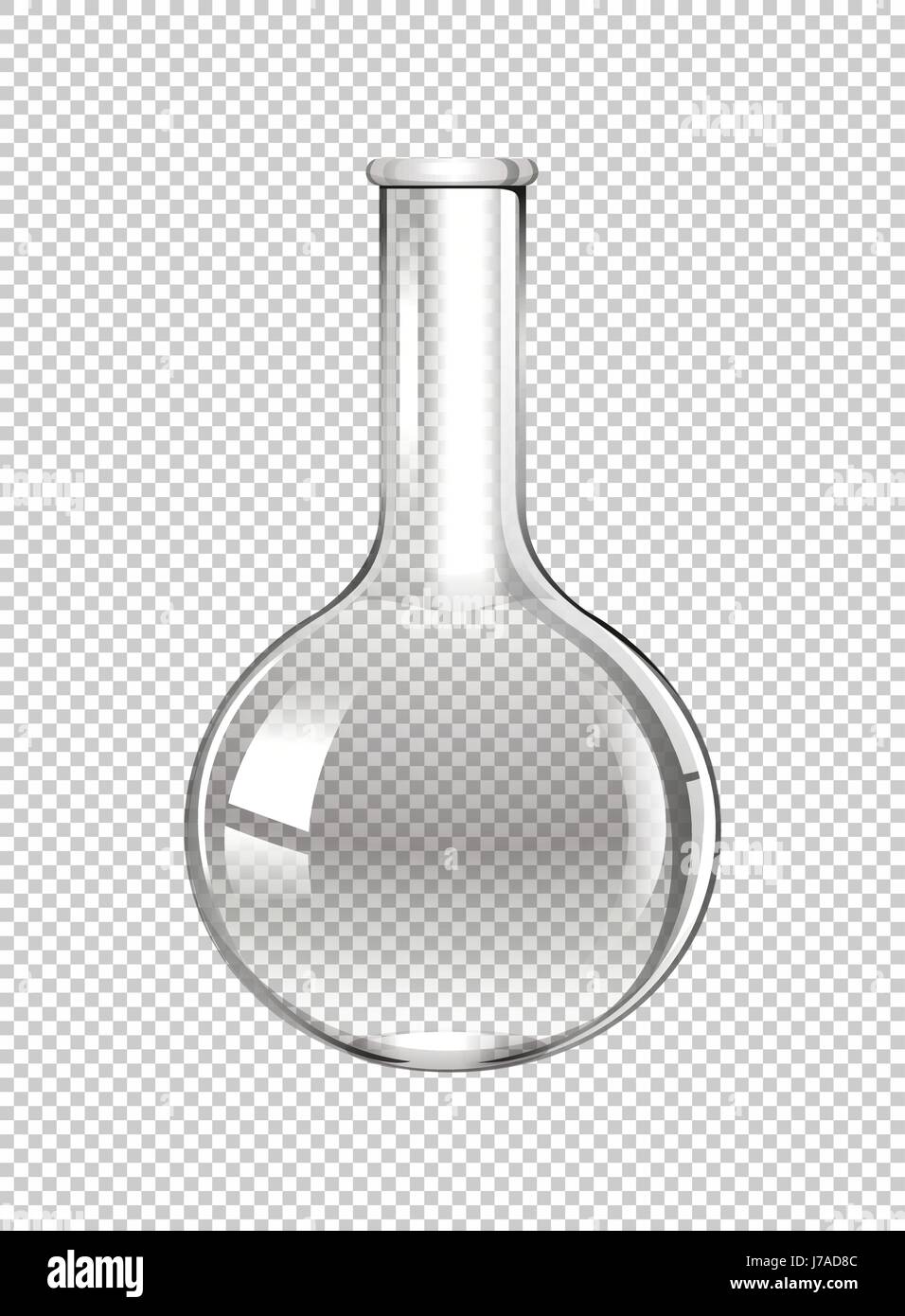 Vaso de precipitado de vidrio utilizados en laboratorio sciene ilustración  Imagen Vector de stock - Alamy