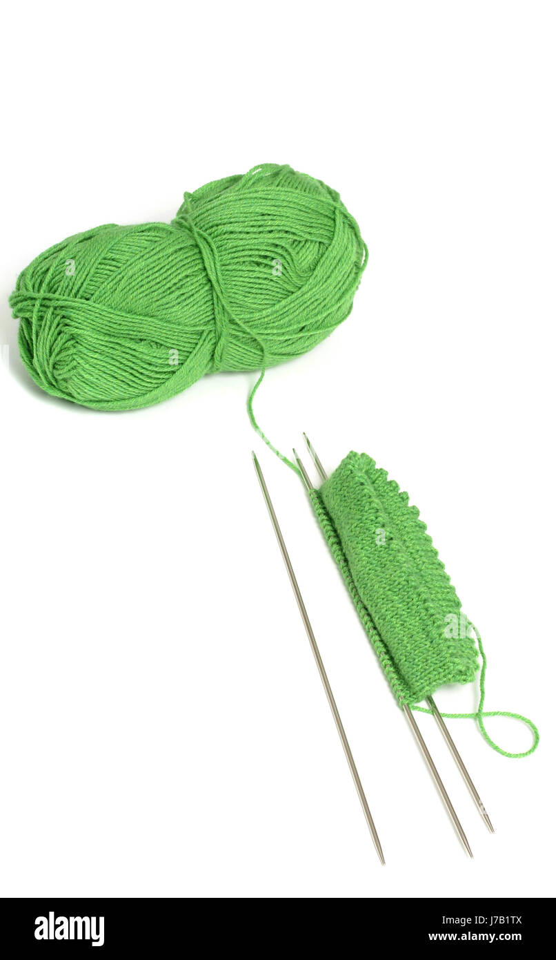 Tejido tejido de lana en color verde, de color verde colorido precioso múltiples Foto de stock