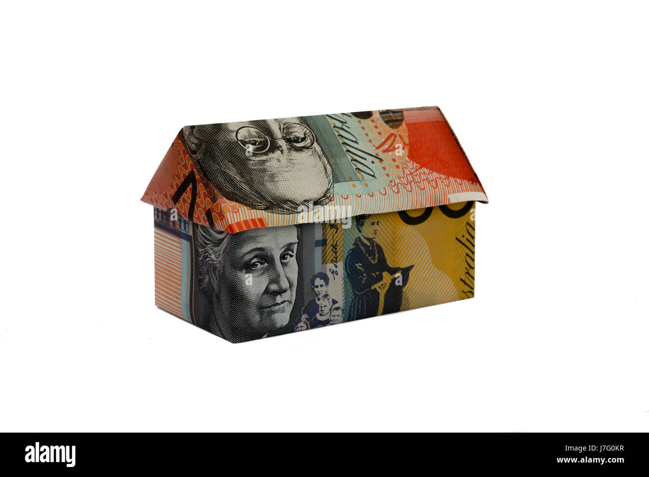 Casa dinero australiano Foto de stock