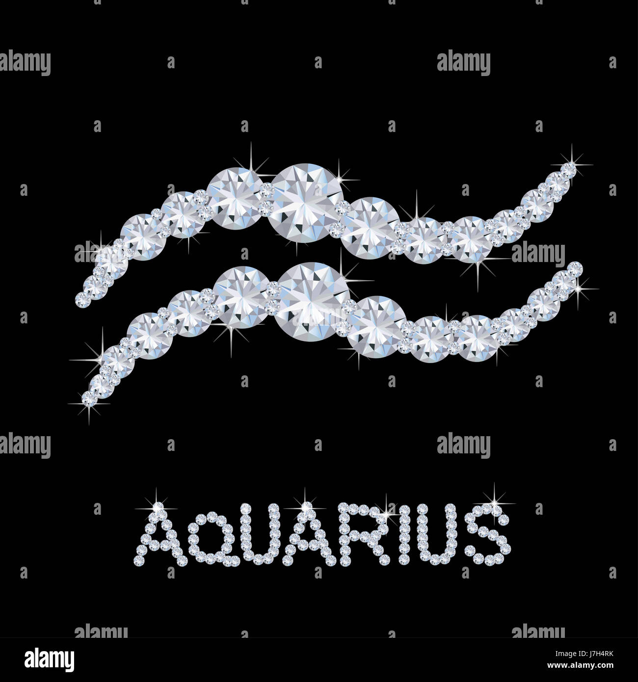 zodiaco acuario Foto de stock