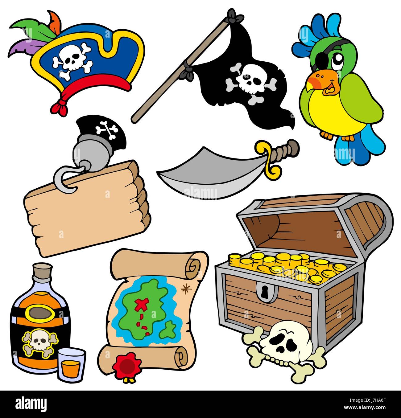 Accesorios piratas Imágenes recortadas de stock - Alamy