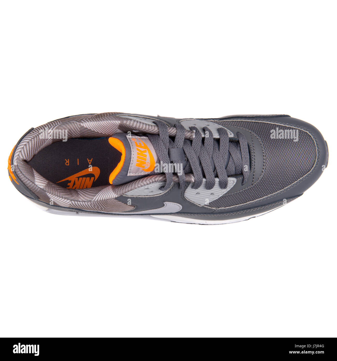 Nike Air Max 90 Imprimir Blanco Gris Naranja hombres ejecuta Sneakers -  749817-018 Fotografía de stock - Alamy