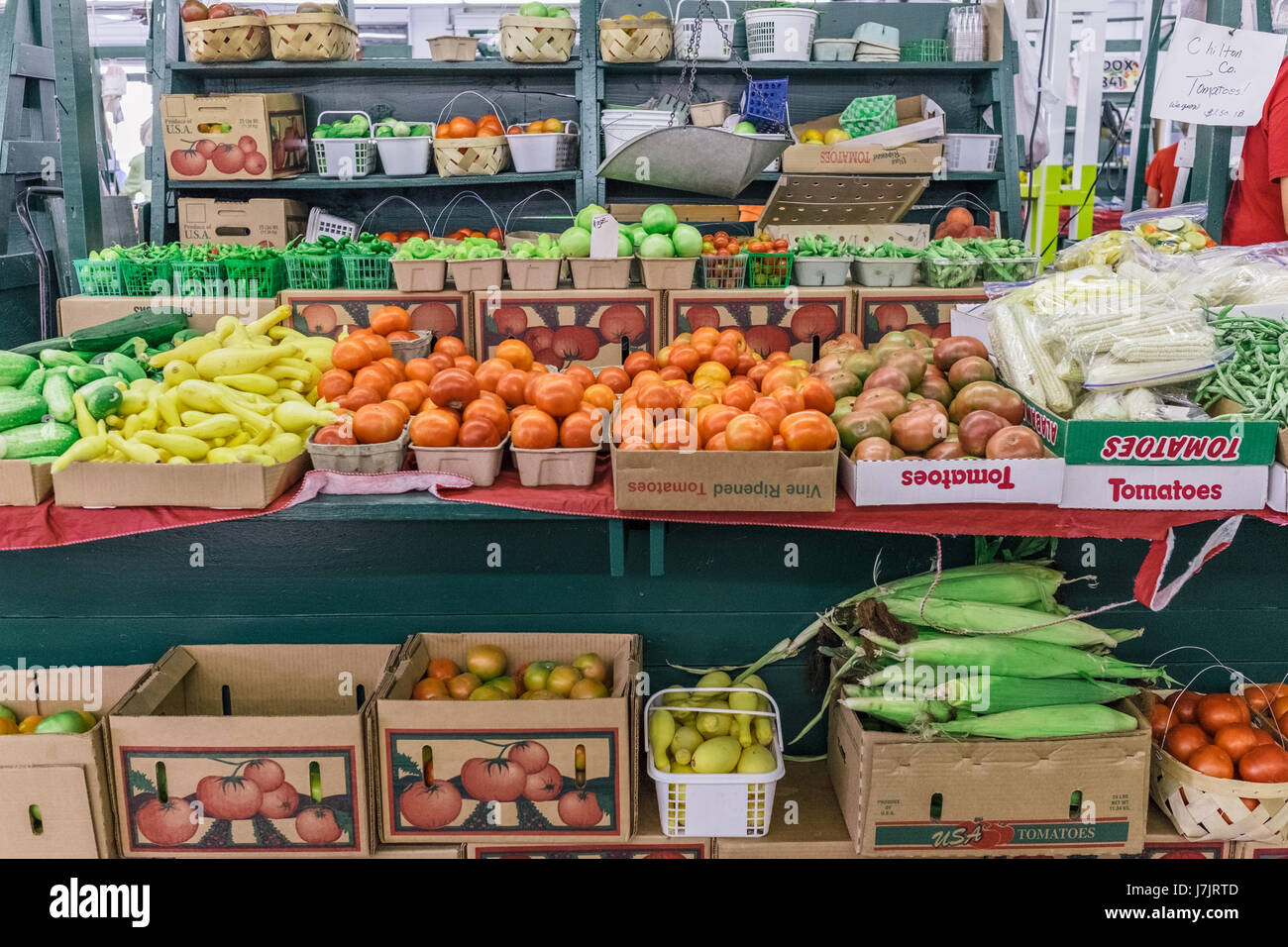 Las frutas y hortalizas frescas a la venta en el mercado extrabursátil, un mercado local de Las frutas y hortalizas frescas a la venta en el mercado extrabursátil, un mercado local de
